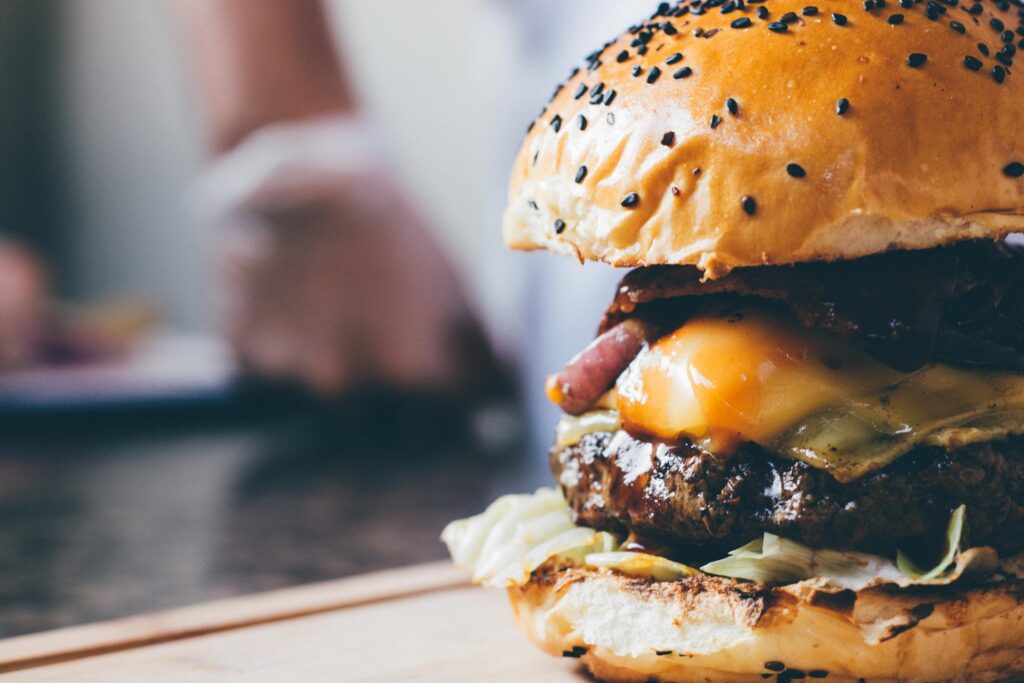 bacon cheeseburger