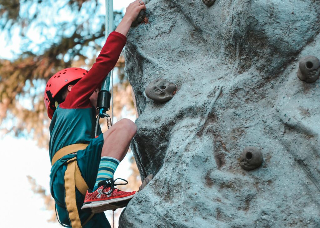 Go rock climbing in Mont-Tremblant